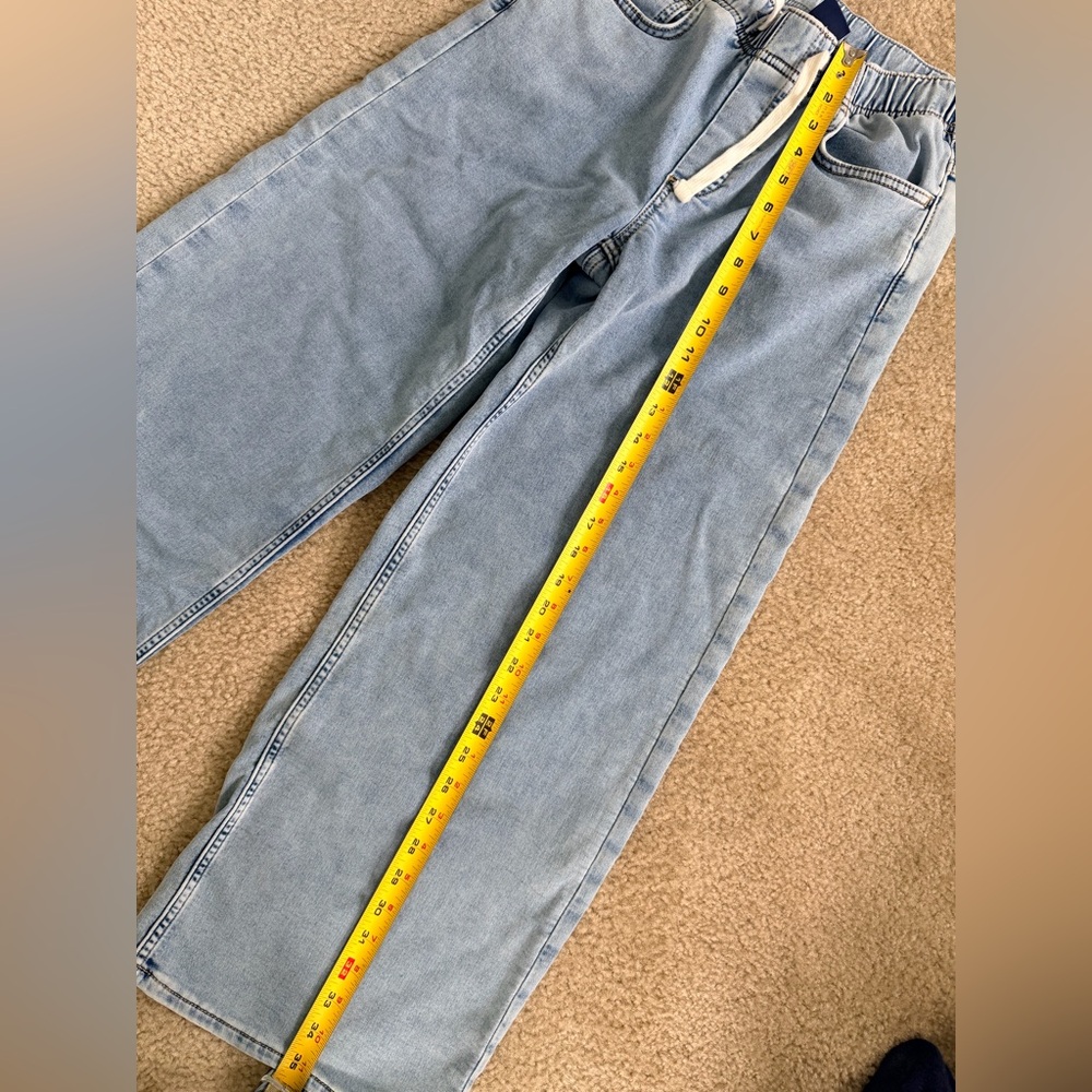 Gap Mid-Rise Knit Easy Baggy Jeans - Picture 13 of 15